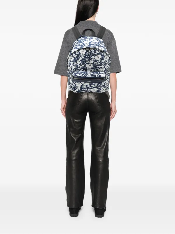 Saint Laurent Pre-Owned 2020 Canvas Hibiscus Flower City  display picture 2