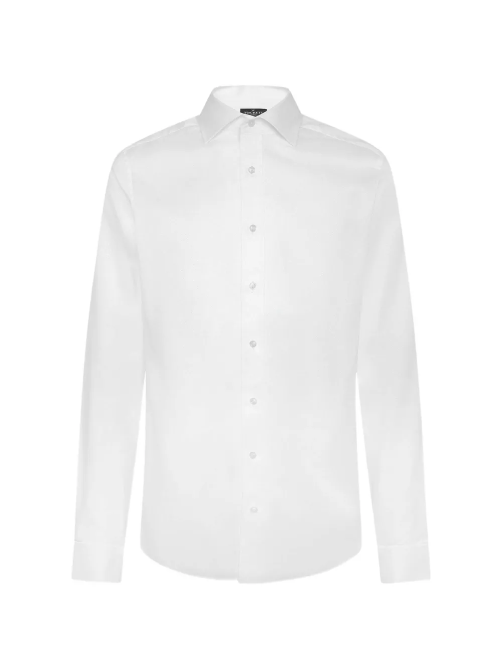 Hackett London Formal Cutaway-collar Oxford Shirt In White