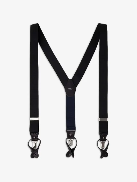 Hackett London black braces