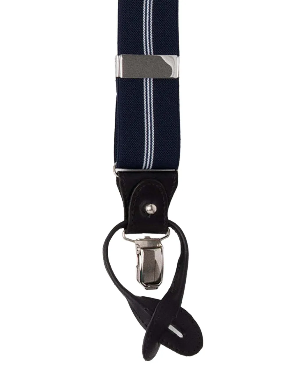 Hackett London Gestreepte bretels Blauw