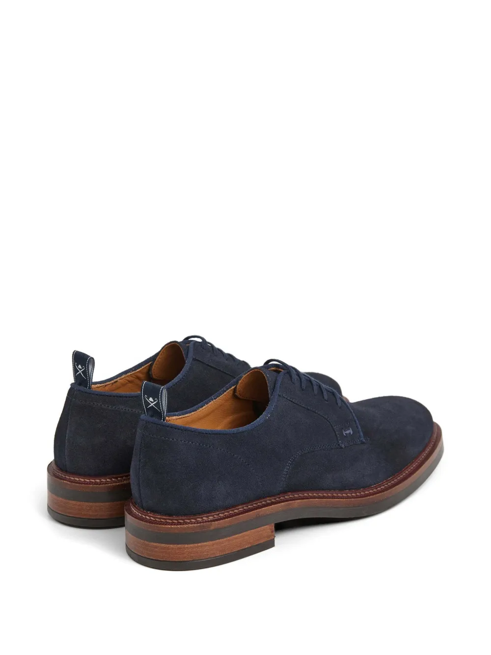 Hackett London Egmont Fine suède derby schoenen Blauw