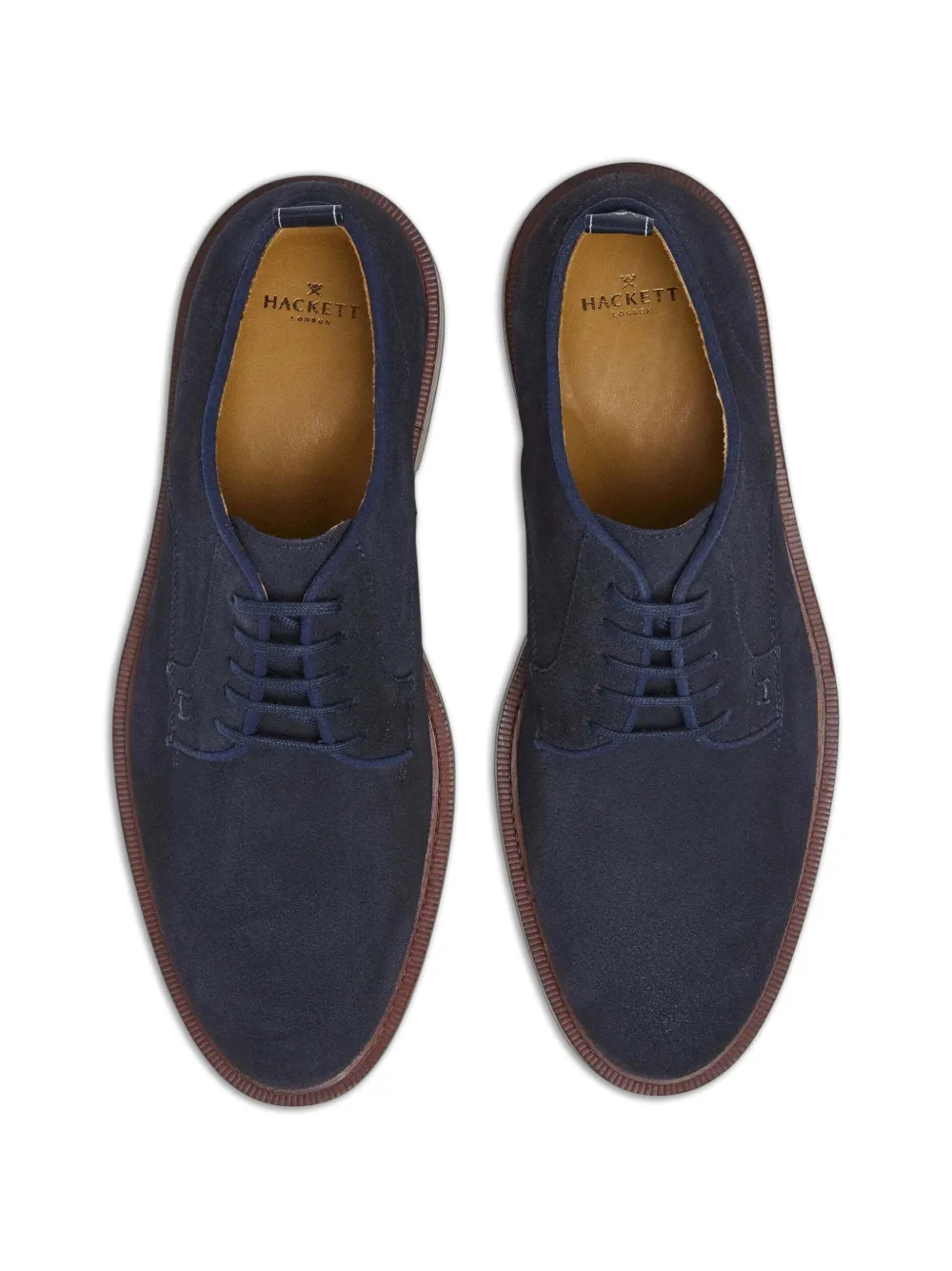 Hackett London Egmont Fine suède derby schoenen Blauw