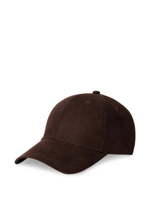 Hackett London suede-finish cap