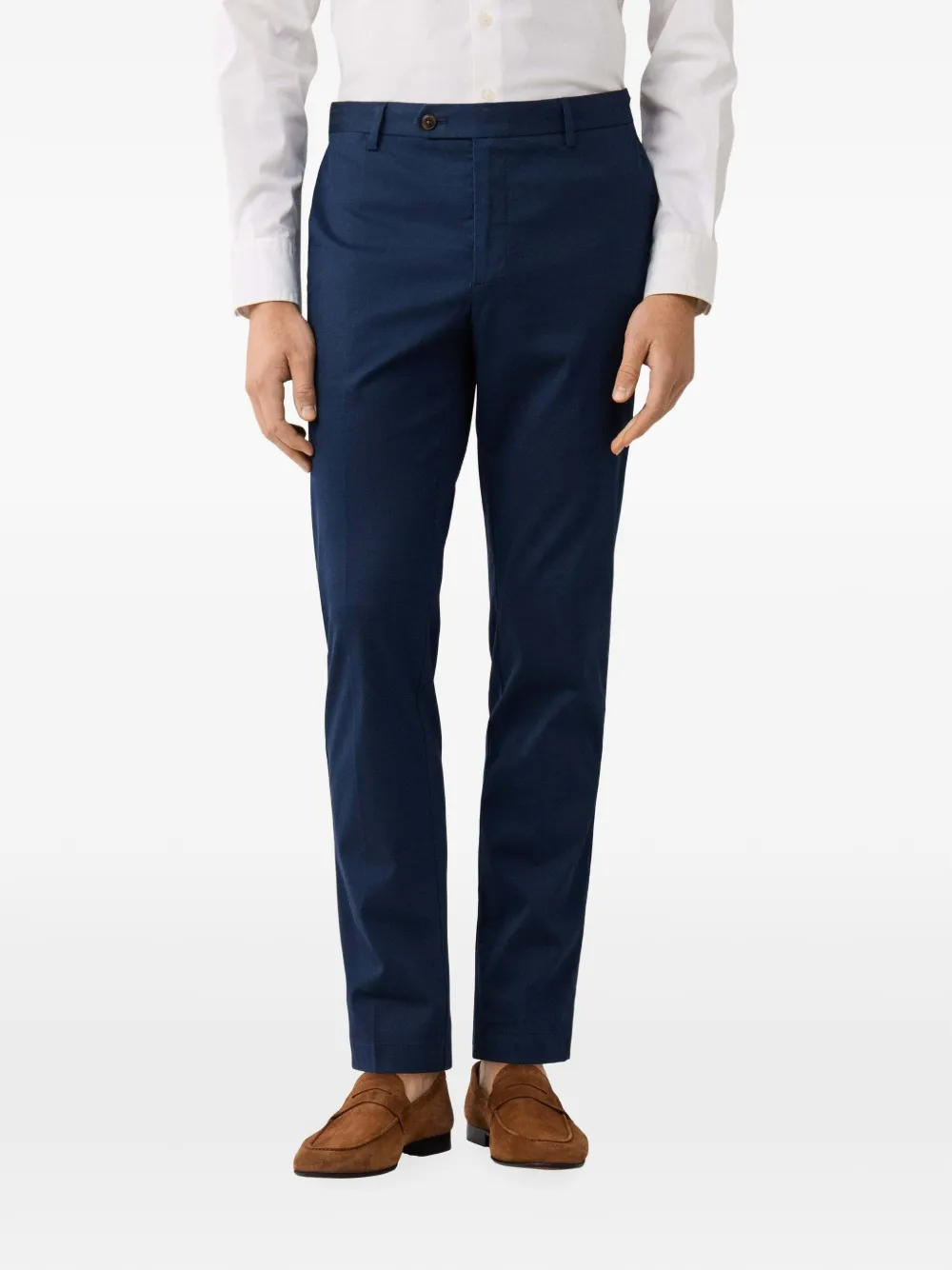 Hackett London Kensington slim-fit broek Blauw