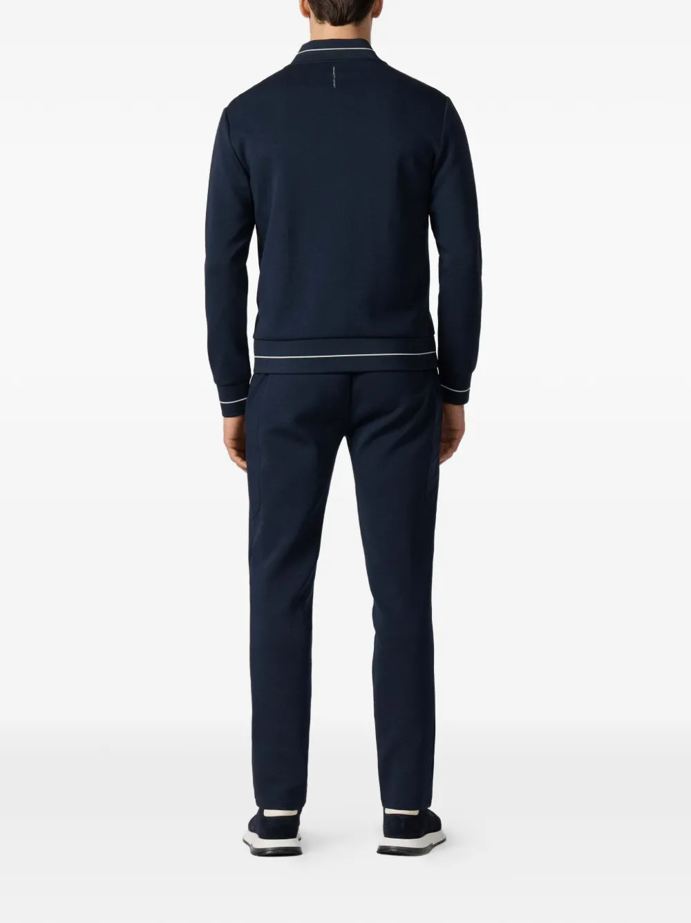 Hackett London HS Tech Track sweater met rits Blauw