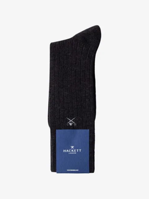 Hackett London logo-embroidered socks