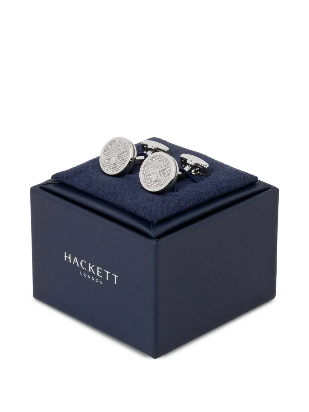 Hackett London Brolly Bowler manchetknopen Zilver