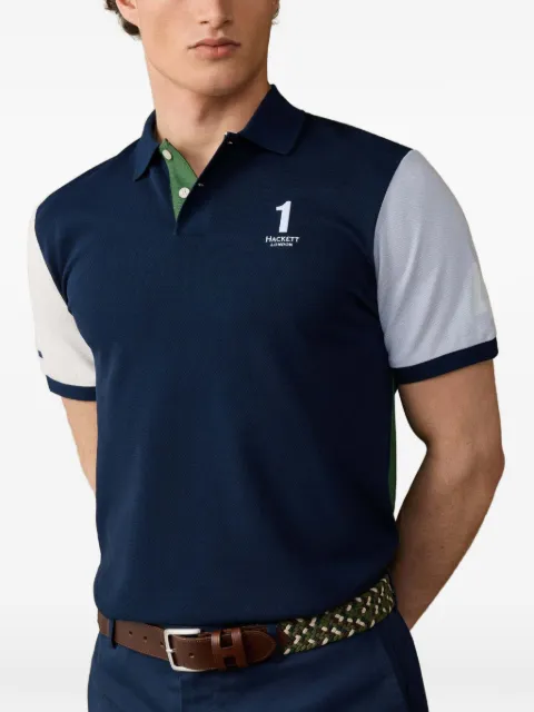 Hackett London Heritage colour-block polo shirt