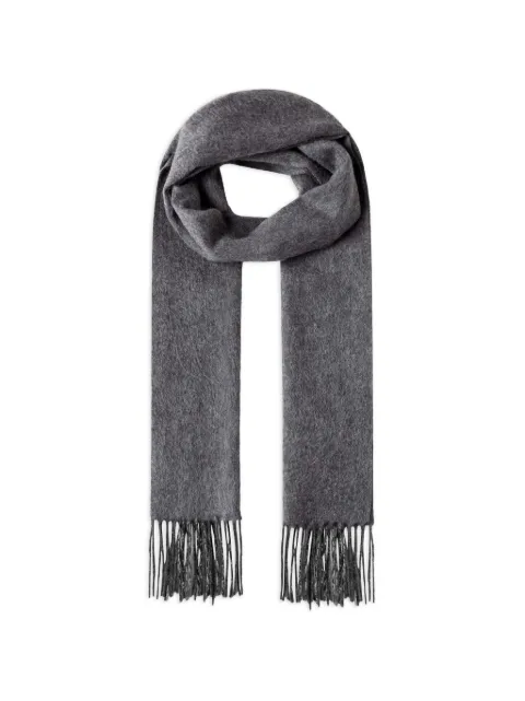Hackett London fringed-edge scarf