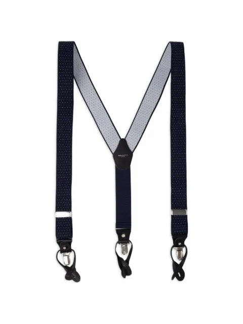 Hackett London polka-dot Y-shaped braces