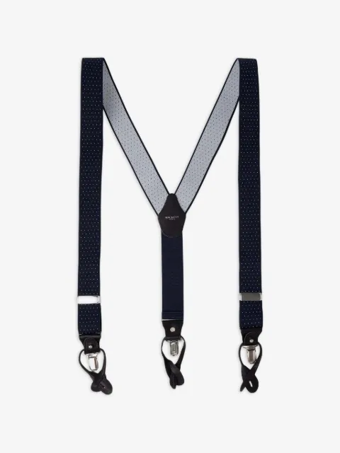 Hackett London polka-dot Y-shaped braces