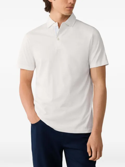 Hackett London playera tipo polo con ribete tejido