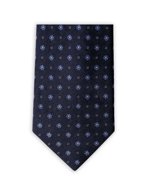 Hackett London floral-embroidered tie