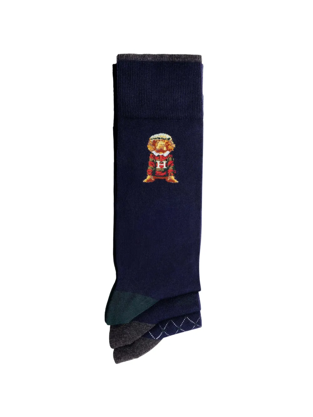 Hackett London Harry Socken (3er-Set) - Blau