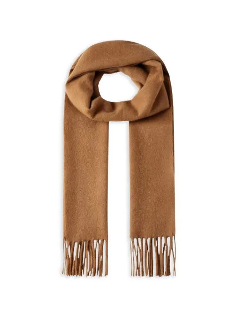 Hackett London fringed cashmere scarf