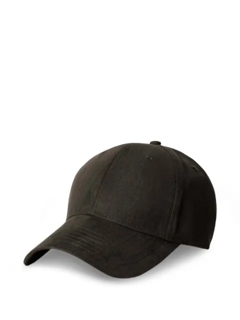 Hackett London suede-textured cap