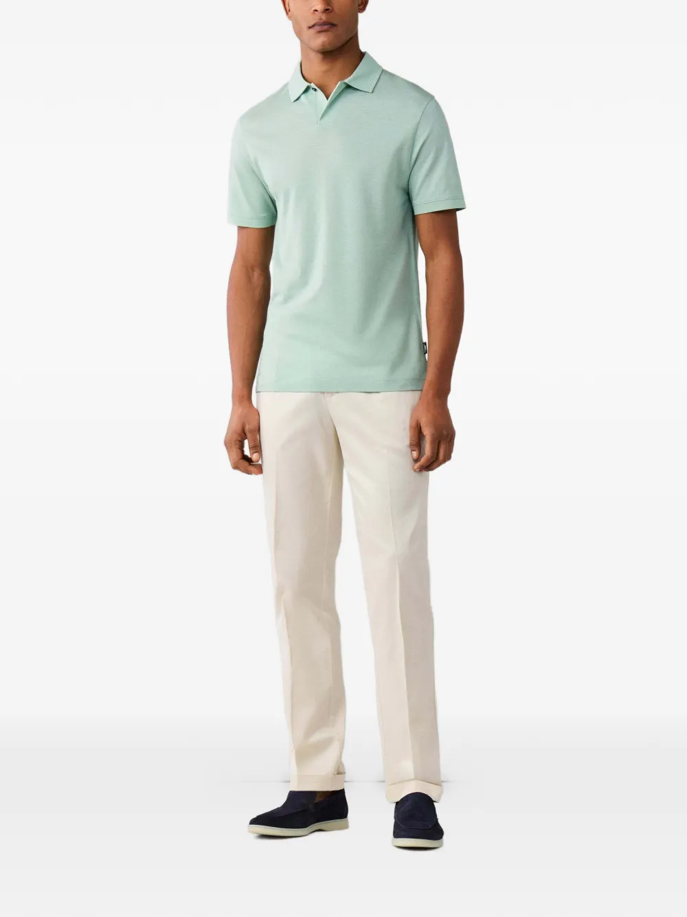Hackett London Poloshirt met korte mouwen Groen