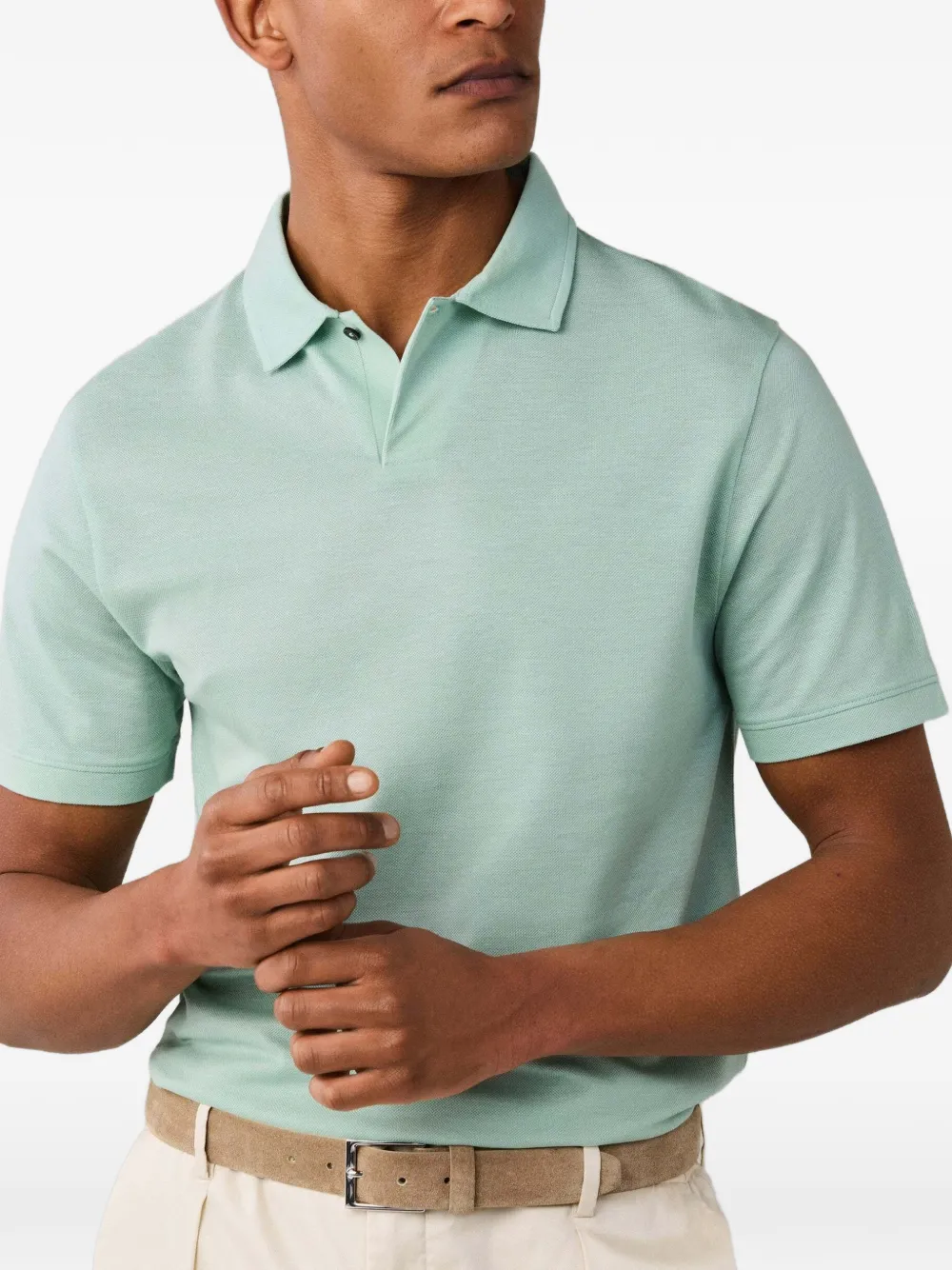 Hackett London Poloshirt met korte mouwen Groen