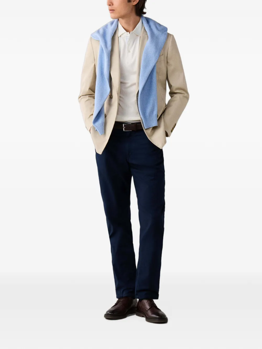 Hackett London Trinity 5 broek Blauw