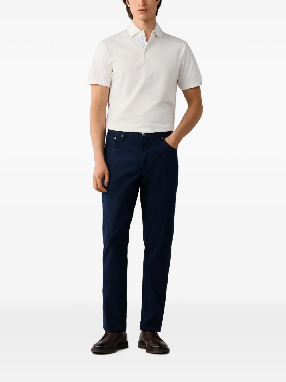 Hackett London Trinity 5 broek Blauw