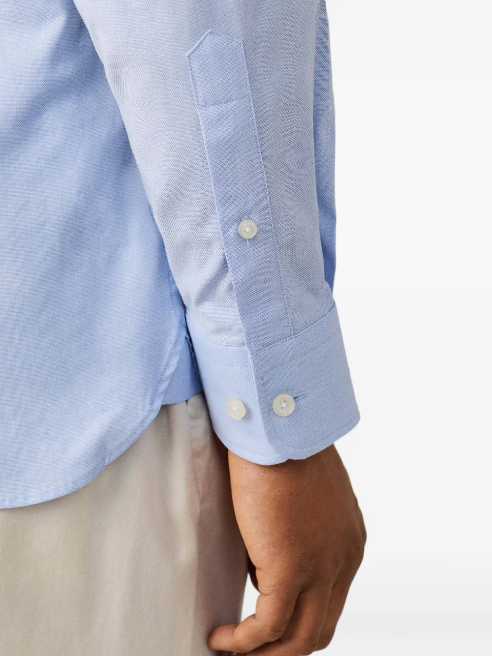 Hackett London Katoenen overhemd Blauw