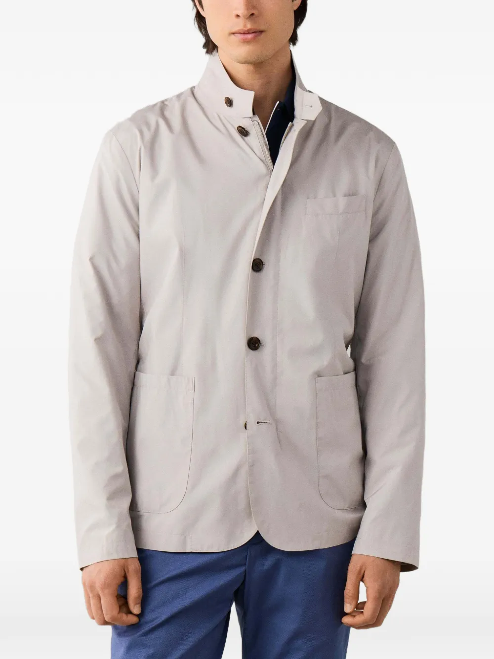 Hackett London 체스트 포켓 재킷 | 그레이 | Image 1
