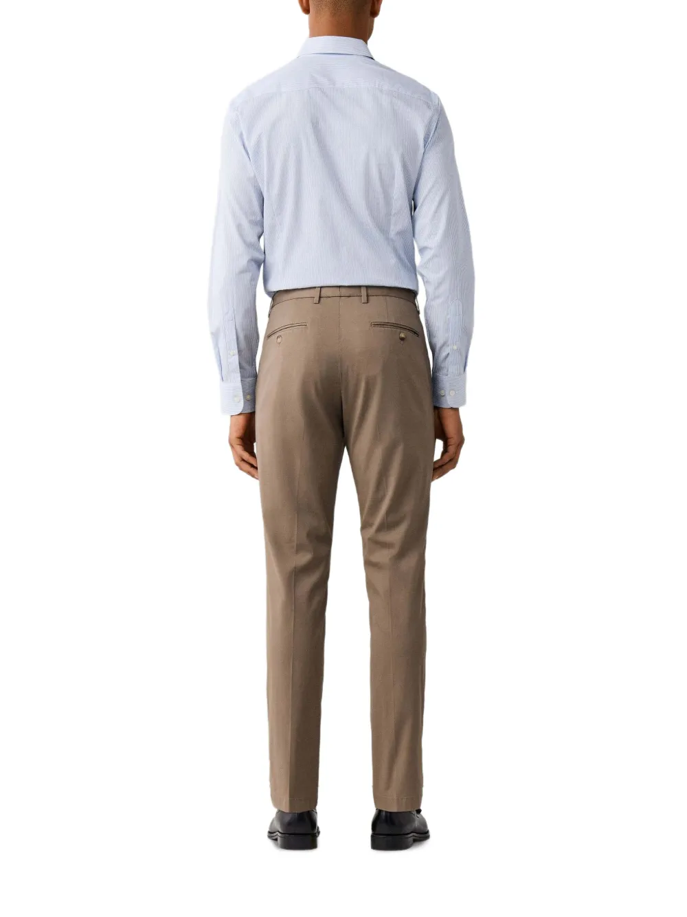 Hackett London Kensington geribbelde broek Beige