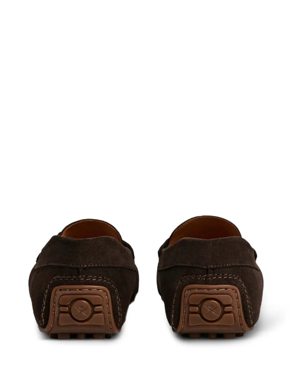 Hackett London Driver suède loafers Bruin