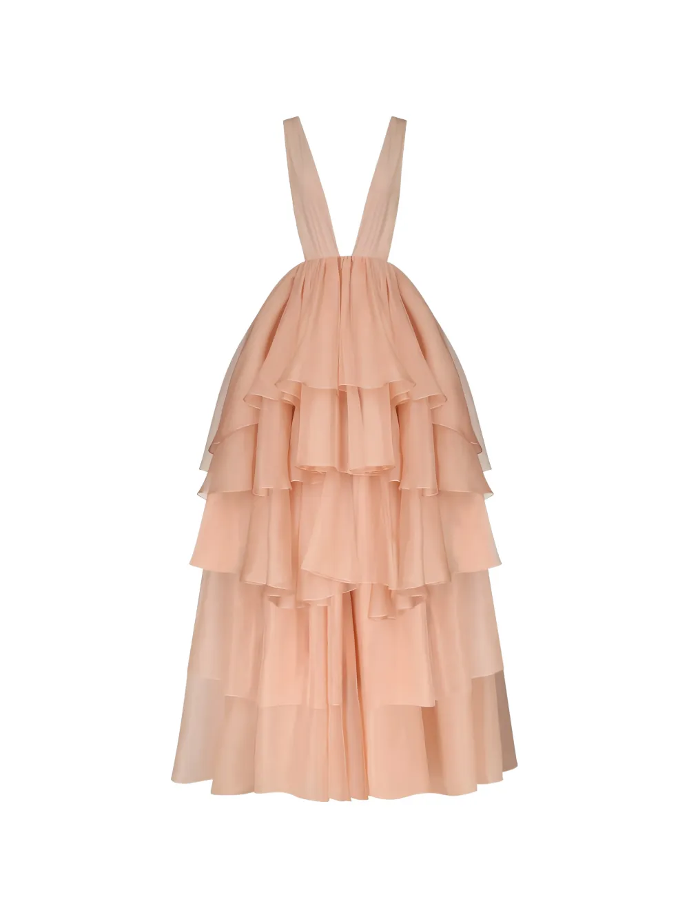 TEMILY Gestuftes Abendkleid - Rosa