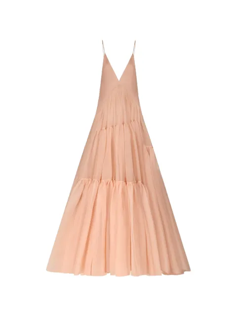 TEMILY tiered ruffled maxi dress