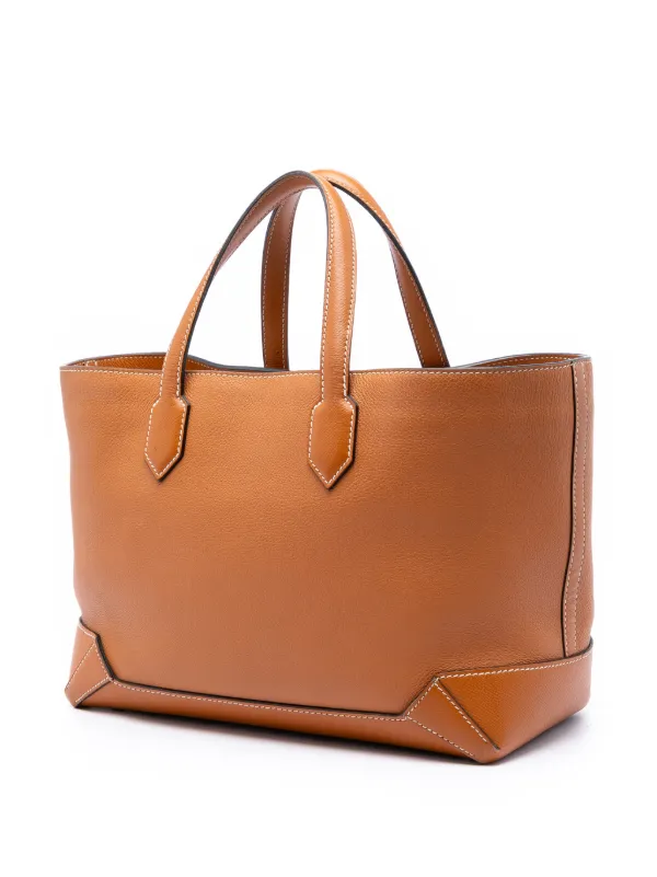 Hermès Pre-Owned 2017 Evercolor Epsom Maxibox Cabas 30 Tote Bag