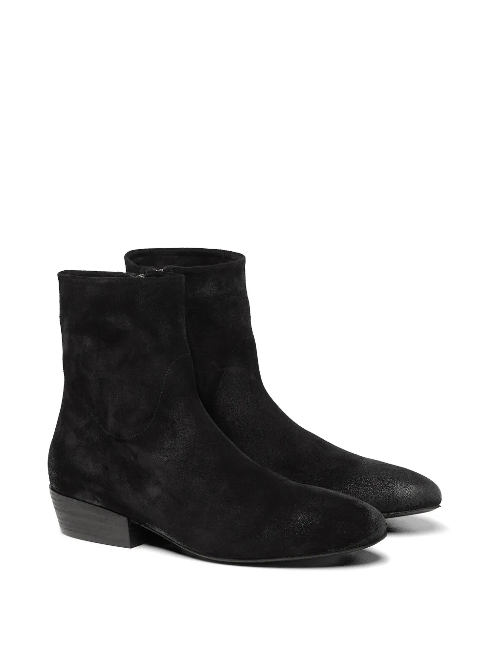 Marsèll Granblocco leather ankle boots Zwart