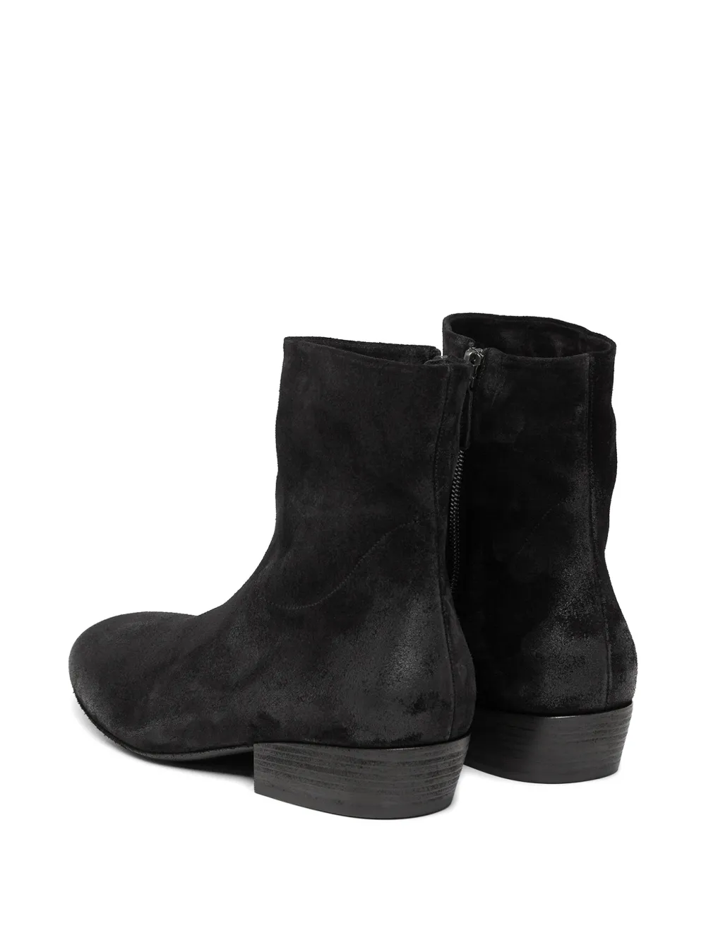 Marsèll Granblocco leather ankle boots Zwart