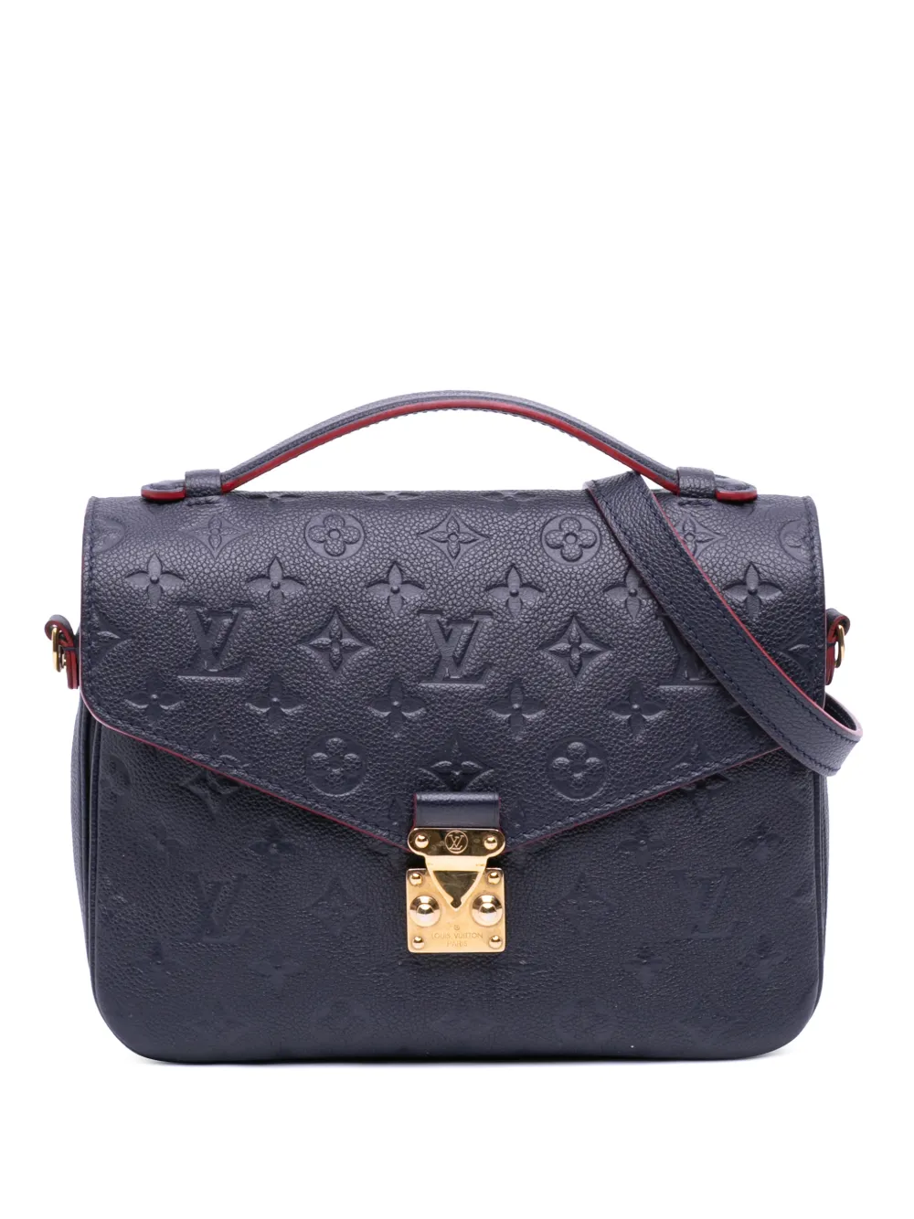 Louis Vuitton Pre-Owned 2017 Monogram Empreinte Pochette Metis satchel - Blu