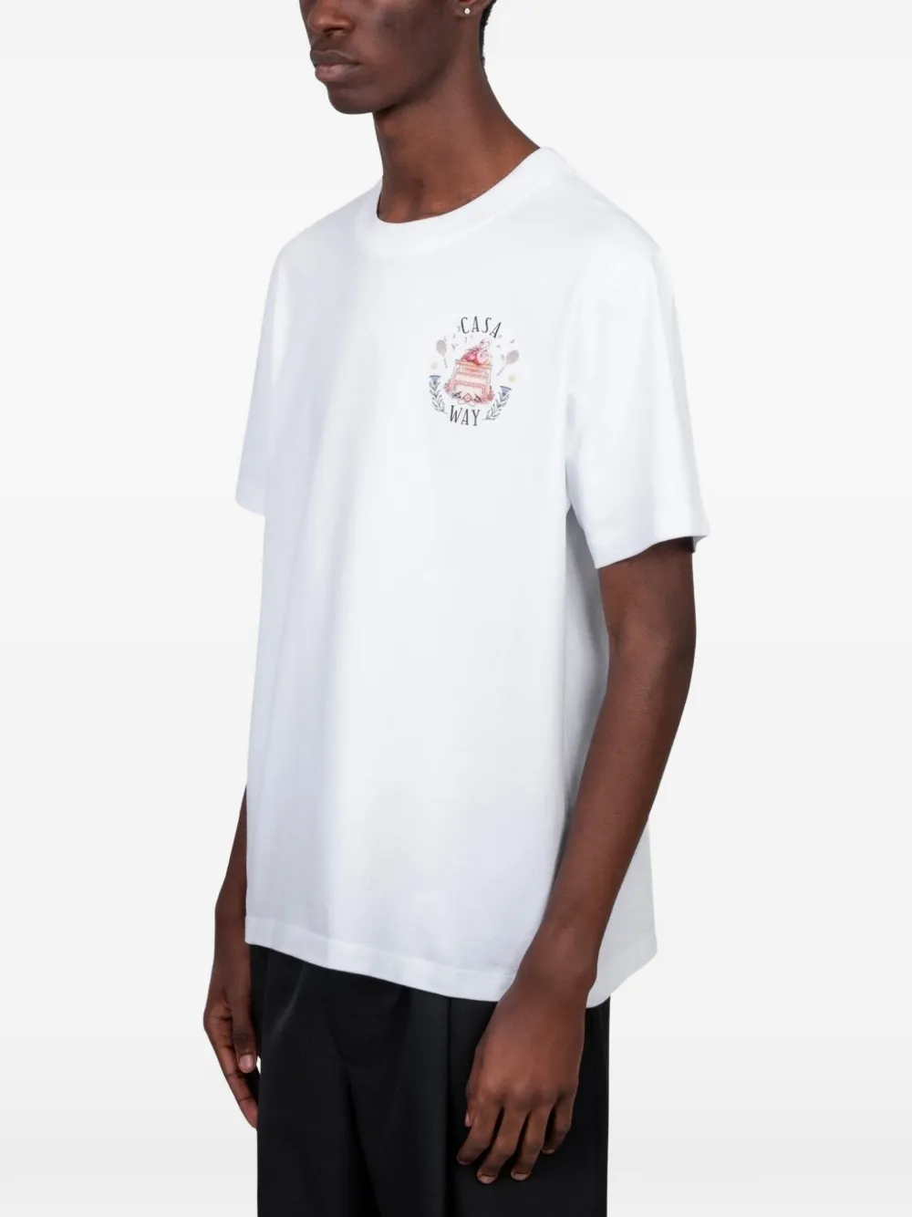 Casablanca Casa Way graphic-print T-shirt - Weiß