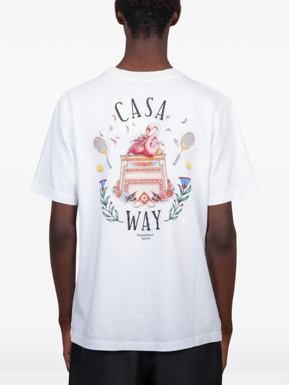 Casablanca T-shirt met korte mouwen Wit