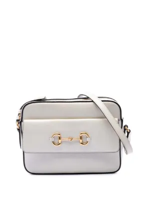 Gucci Pre-Owned マルチポケット レザー＆キャンバス イーストウエスト