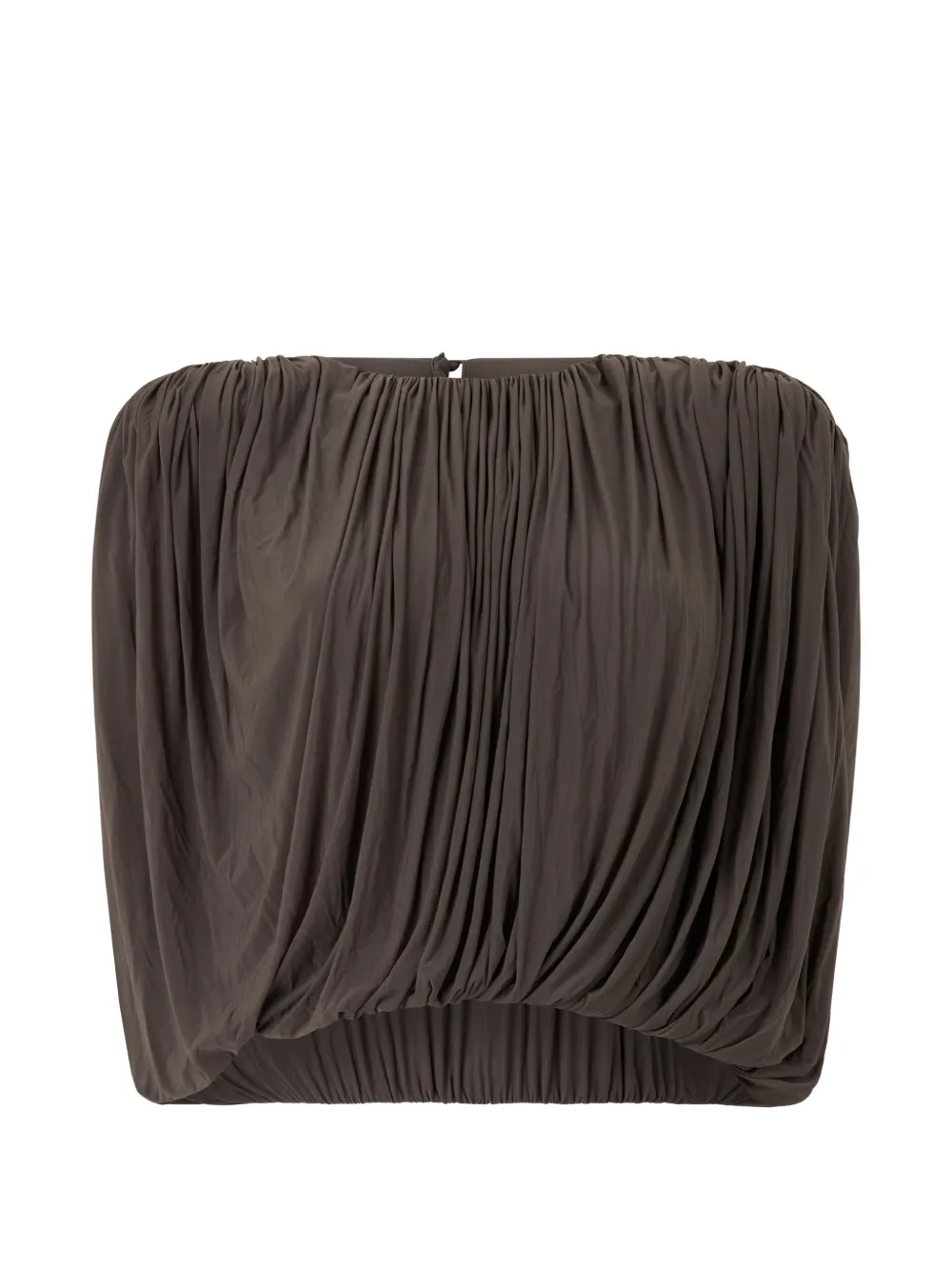 Magda Butrym gathered draped blouse - Braun