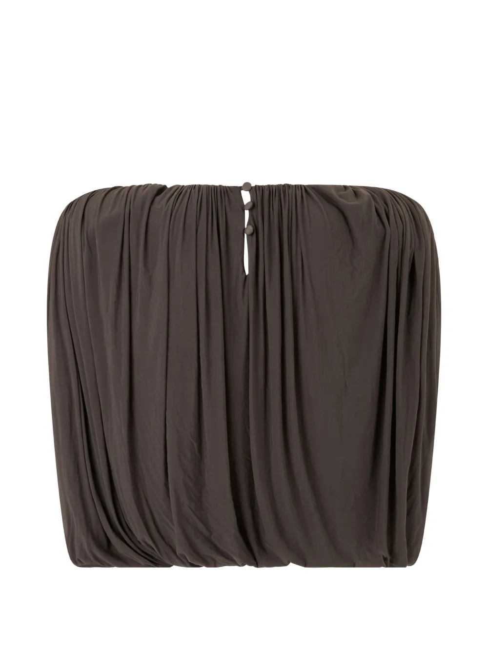 Magda Butrym Gesmockte gedrapeerde blouse Bruin