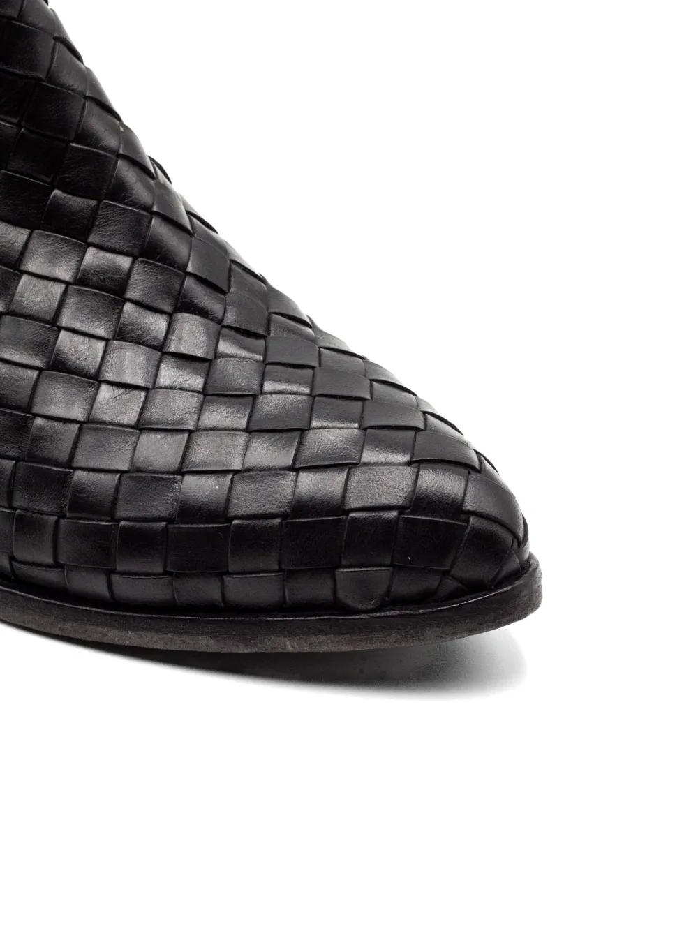 curiositè woven ankle boots Zwart