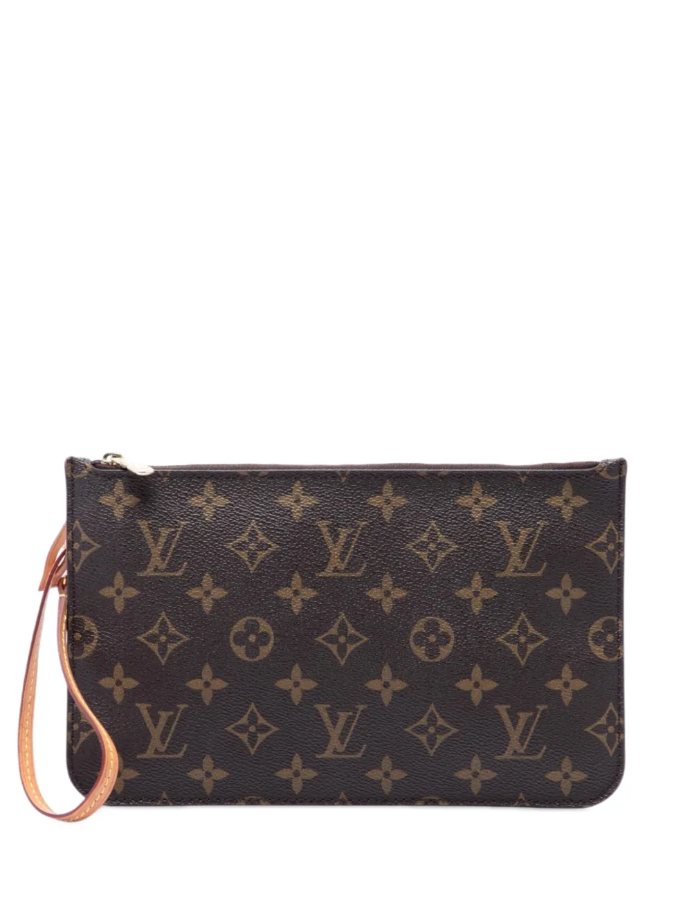 Louis Vuitton Pre-Owned 2018 Monogram Neverfull MM pouch - Marrone