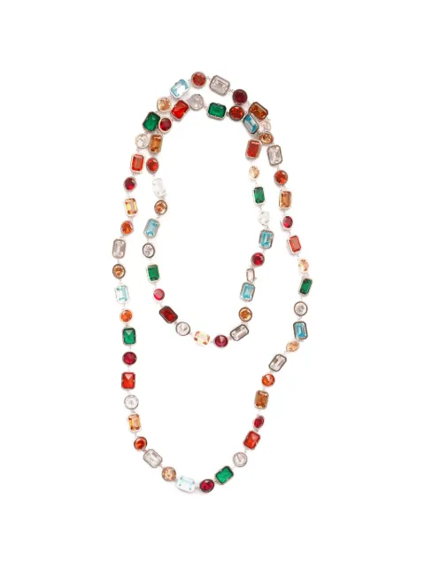 Izabel Display Mega cubic-zirconia-embellished long necklace