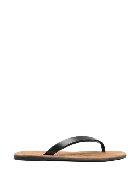 The Row leather thong-strap flat sandals
