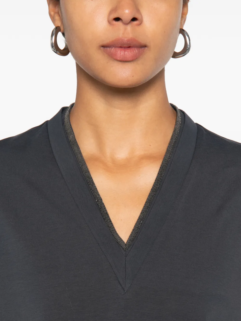 Brunello Cucinelli Katoenen T-shirt Blauw