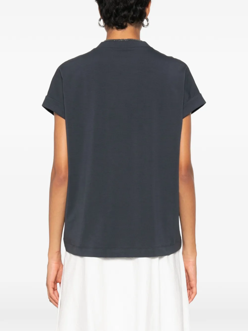 Brunello Cucinelli Katoenen T-shirt Blauw