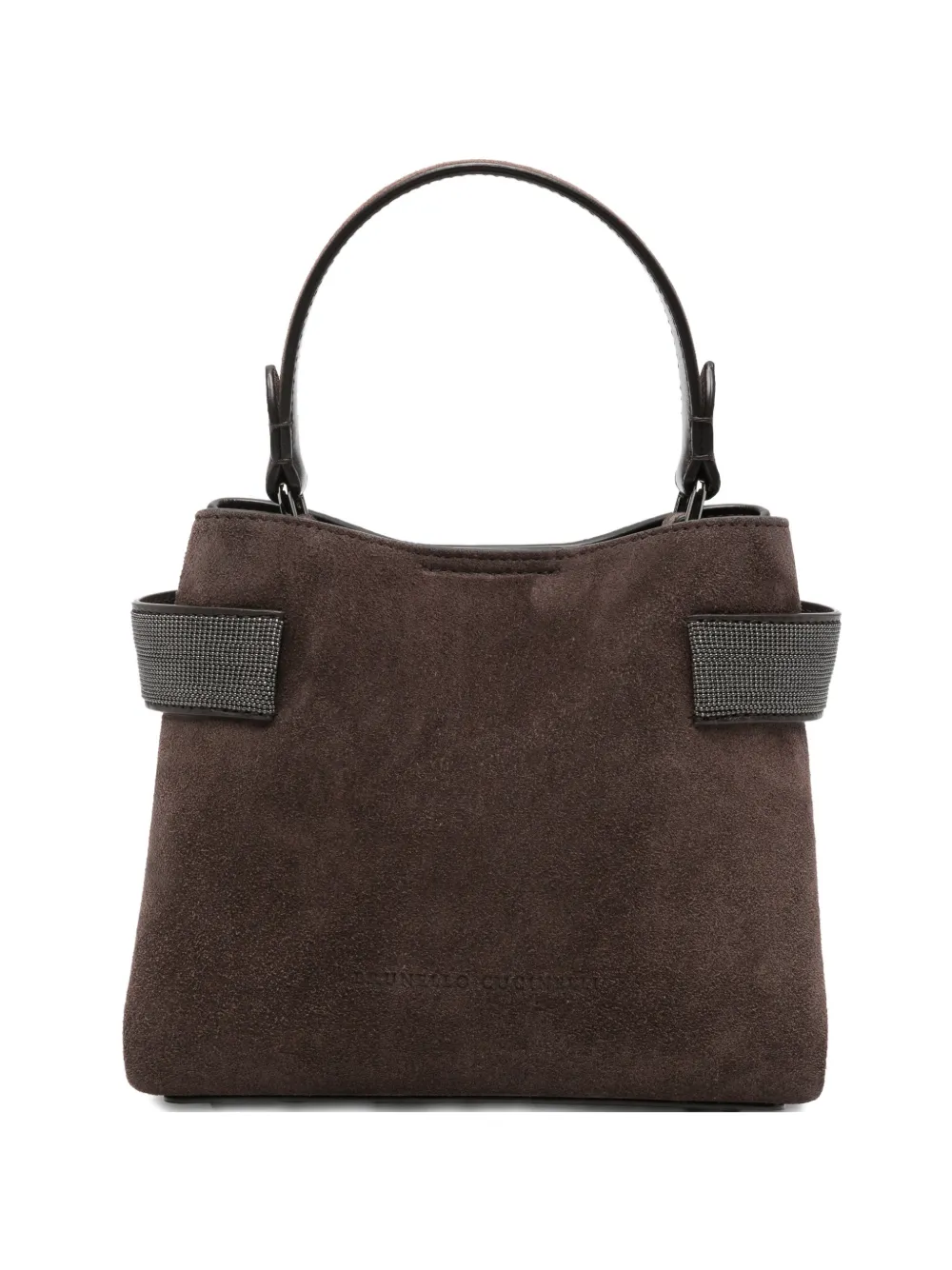 Brunello Cucinelli monili-embellished tote bag - Marrone