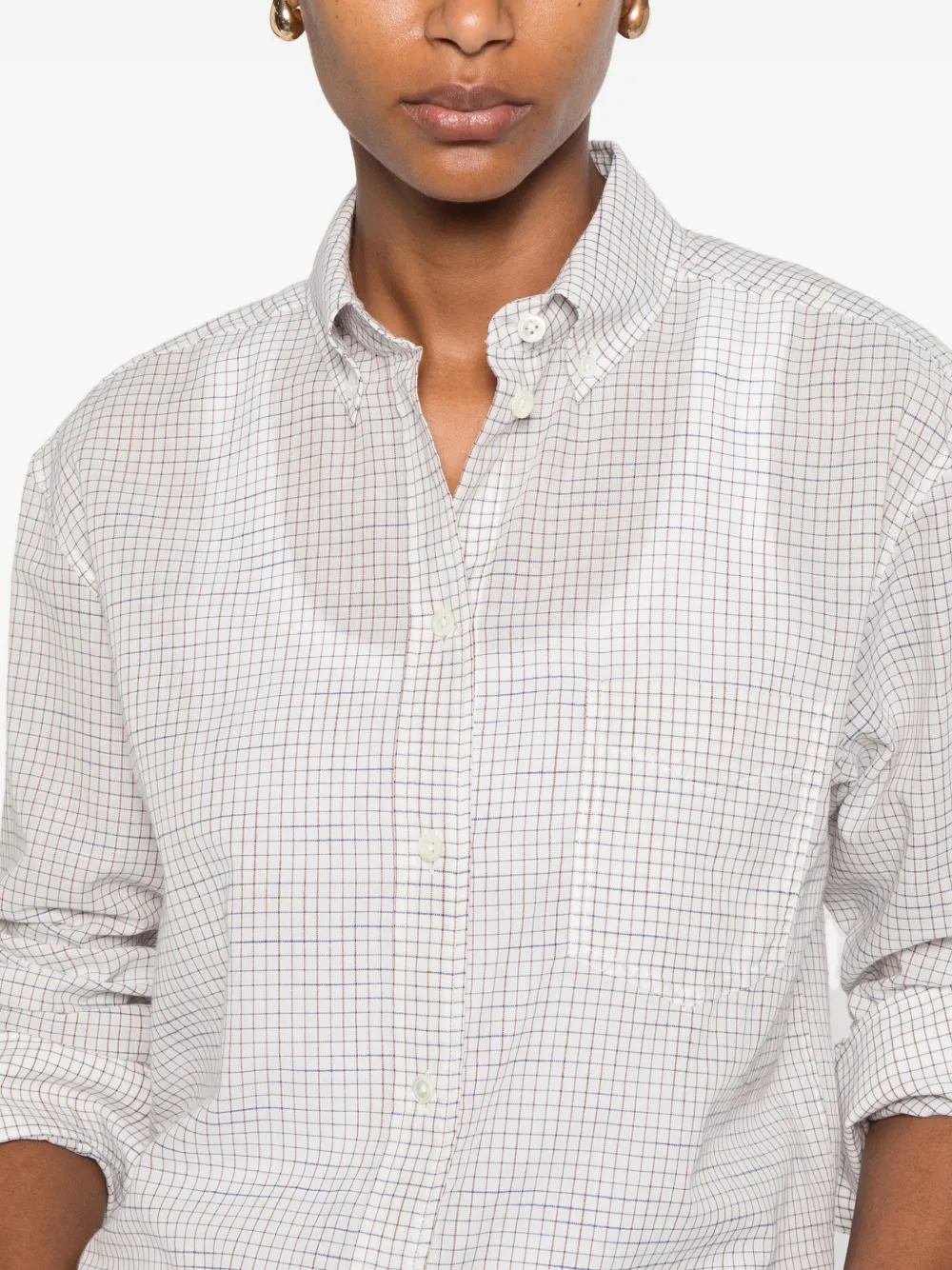 The Row Dalan blouse Wit