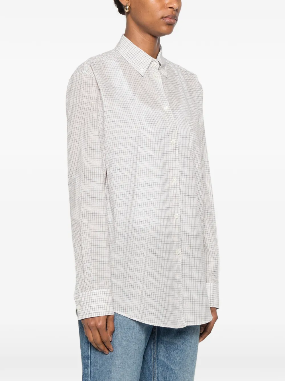 The Row Dalan blouse Wit