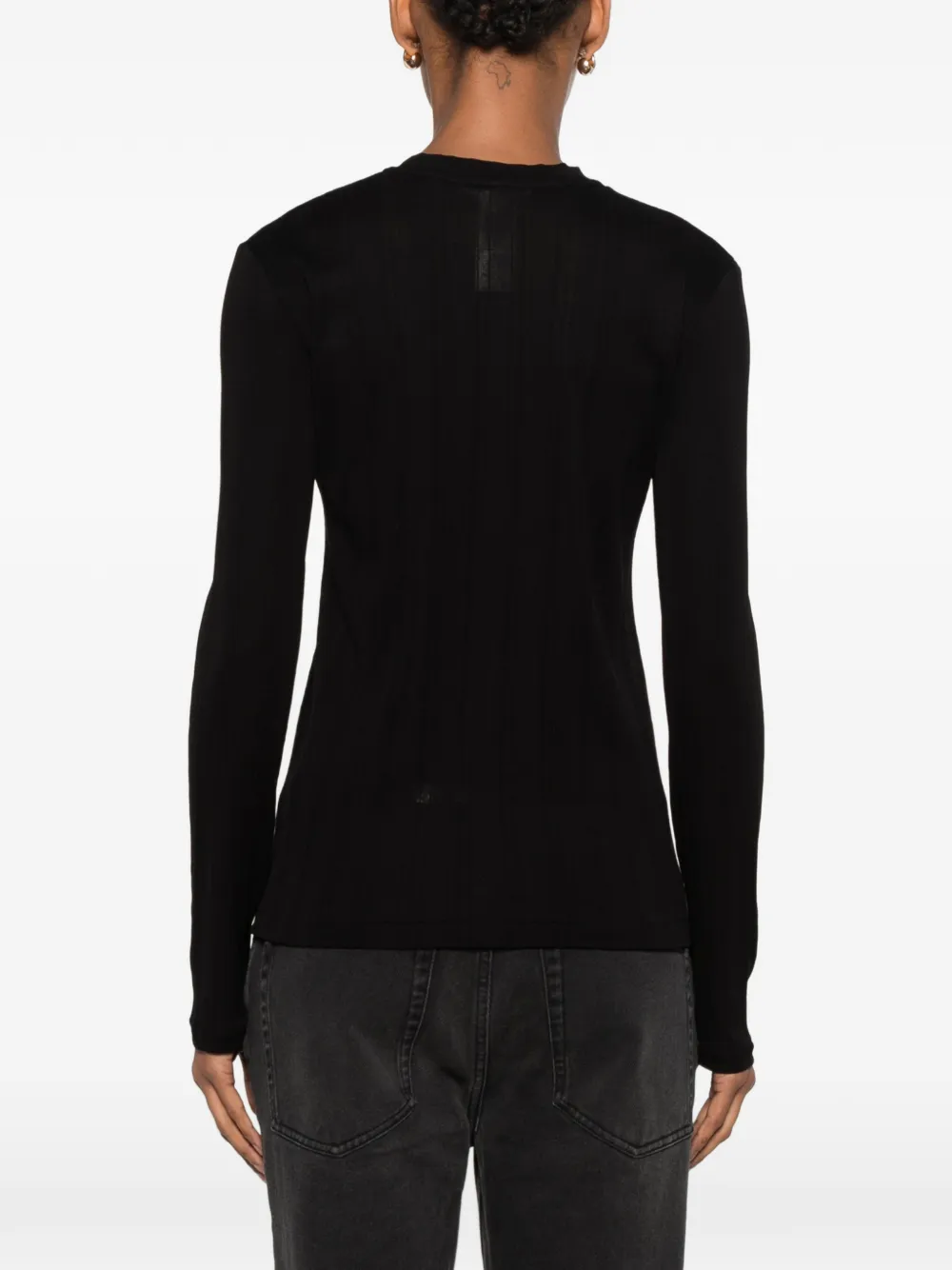 The Row Dantea T-shirt Zwart