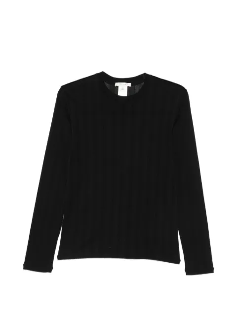 The Row Dantea ribbed-knit long-sleeve top